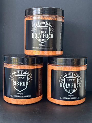 Holy Fuck Rub + Bacon Holyfuck Rub + Ribman Rub TRIPLE PACK SPECIAL