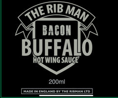 Ribman Buffalo and Bacon Buffalo- MULTI AWARD WINNING SAUCE - 2 BOTTLE SPECIAL - ONLINE FROM 10AM