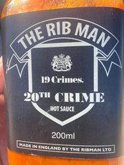 20th Crime Hot Sauce - ONLINE FROM 2PM  TODAY